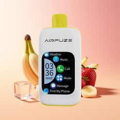 AirFuze Smart 30000 Pufov Dispozabilni Vape Jagoda Bananica 5% Type-C