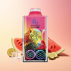 Fumot Leopard 40K Puffs Dvojna Mreža Jagoda Lubenica Digitalna Prikaz