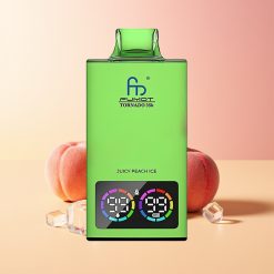 Fumot Tornado 35000 Vape Sočna Breskev Led z Dual Mesh Coil in 15ml E-juice