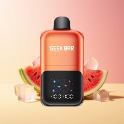GEEK BAR 2GO 50000 Pofov Lubenica Mehurčki Gumi Led Interaktivni Velik Zaslon Dvojni Rezervoarji