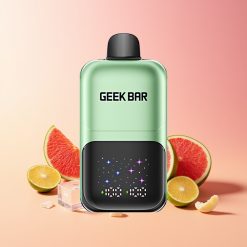 GEEK BAR 2GO 50000 Puffov Kisli Bomboni & Sadja Interaktivni Zaslon Dvojni Rezervoarji