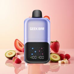GEEK BAR 2GO 50000 Pufov Mešane Jagode Led 20ml Interaktivni Velik Zaslon 5% Nikotina
