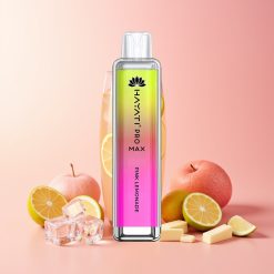Hayati Pro Max 4000 Pihov Vape Roza Limonada 2% Nikotina 1400mAh Baterija