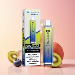 Hayati Pro Max 4000 Pufov Dispozabilni Vape Borovnica Kivi 5% Nikotina 1400mAh