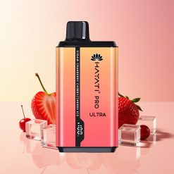 Hayati Pro Ultra 15000 Puff Jagoda Brusnica Češnja Led