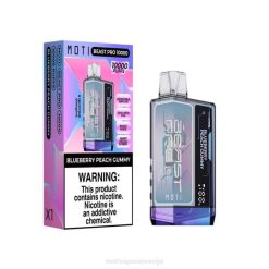 MOTI Beast Pro vape za enkratno uporabo (5%, 10000 vpihov) borovničevo breskev gumi MOTI vape amazon - 2Z8P39
